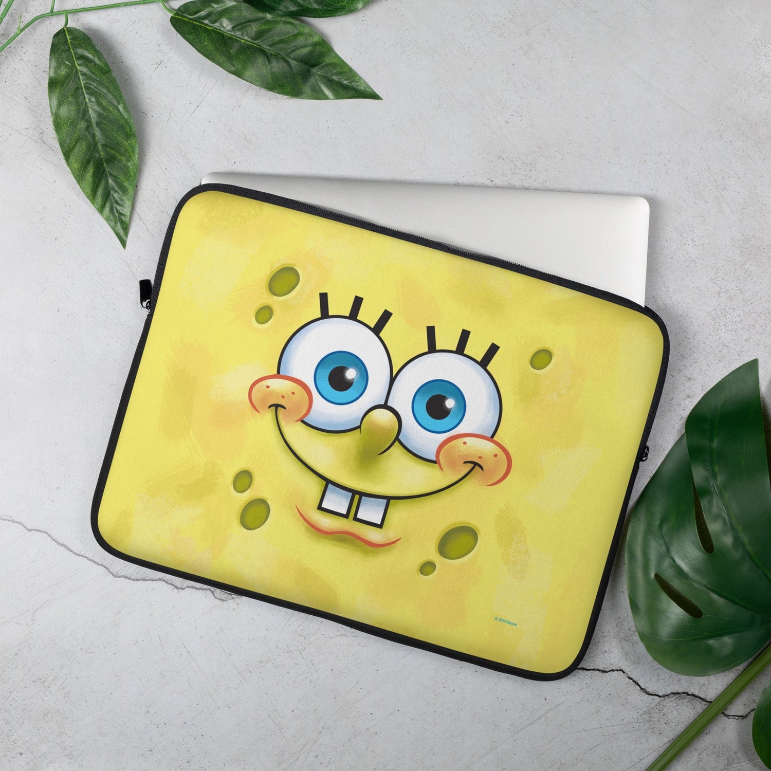 Spongebob Face Laptop Sleeve - Paramount Shop