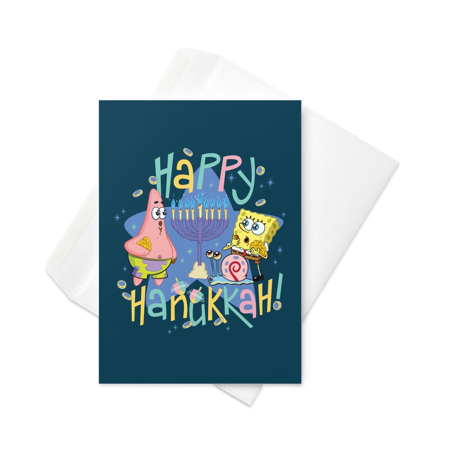SpongeBob Hanukkah Greeting Card - Paramount Shop