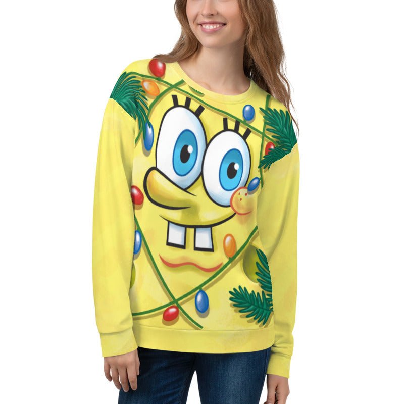 SpongeBob Holiday Festive Crew Neck Sweatshirt - Paramount Shop