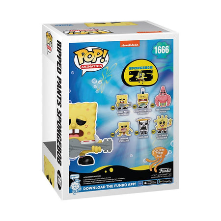 SpongeBob SquarePants 25th Anniversary SpongeBob with Ripped Pants Funko Pop! Figure - Paramount Shop