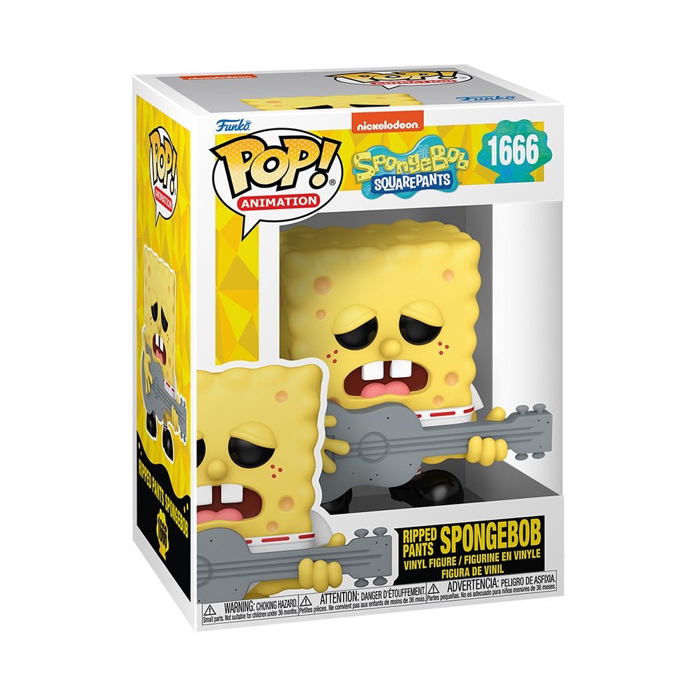 SpongeBob SquarePants 25th Anniversary SpongeBob with Ripped Pants Funko Pop! Figure