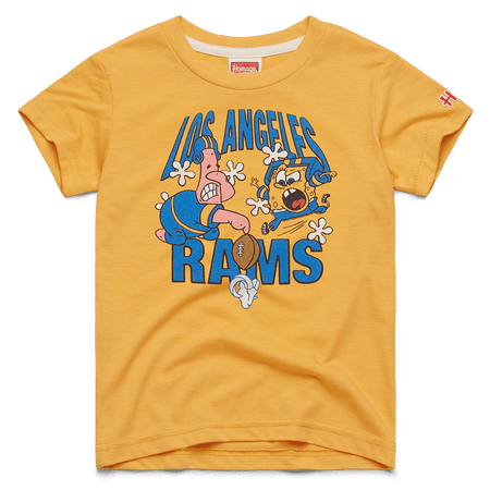 SpongeBob SquarePants and Patrick x LA Rams Youth Short Sleeve T - Shirt - Paramount Shop