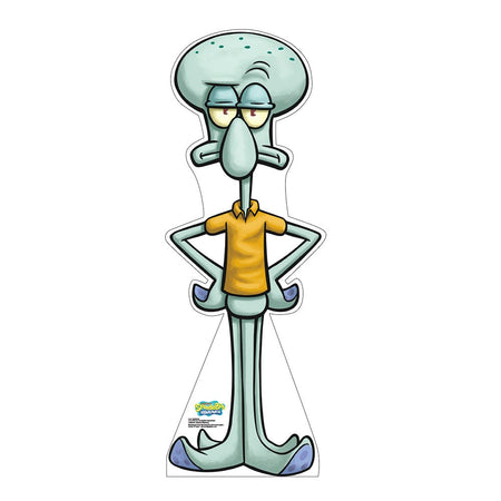 SpongeBob SquarePants Annoyed Squidward Life - Size Cardboard Cutout Standee - Paramount Shop