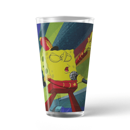 SpongeBob SquarePants Band Geeks 17 oz Drinking Glass - Paramount Shop
