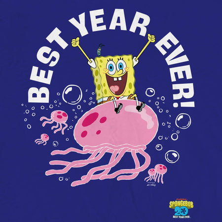 SpongeBob SquarePants Best Year Ever Jellyfish Sherpa Blanket - Paramount Shop