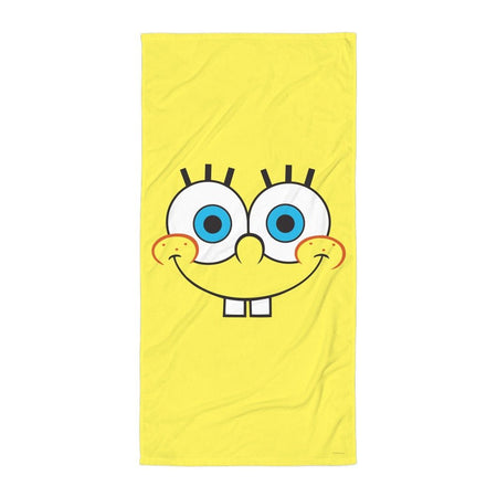 SpongeBob SquarePants Big Face Beach Towel - Paramount Shop