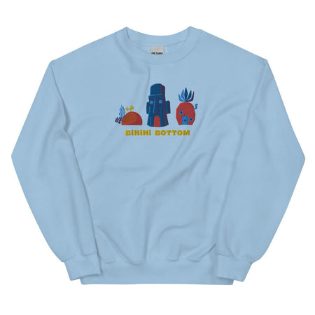 SpongeBob SquarePants Bikini Bottom Embroidered Crewneck Sweatshirt - Paramount Shop