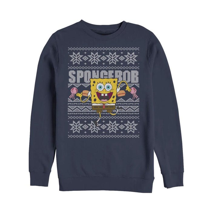 SpongeBob SquarePants Dancing Sponge Crew Neck Sweatshirt - Paramount Shop