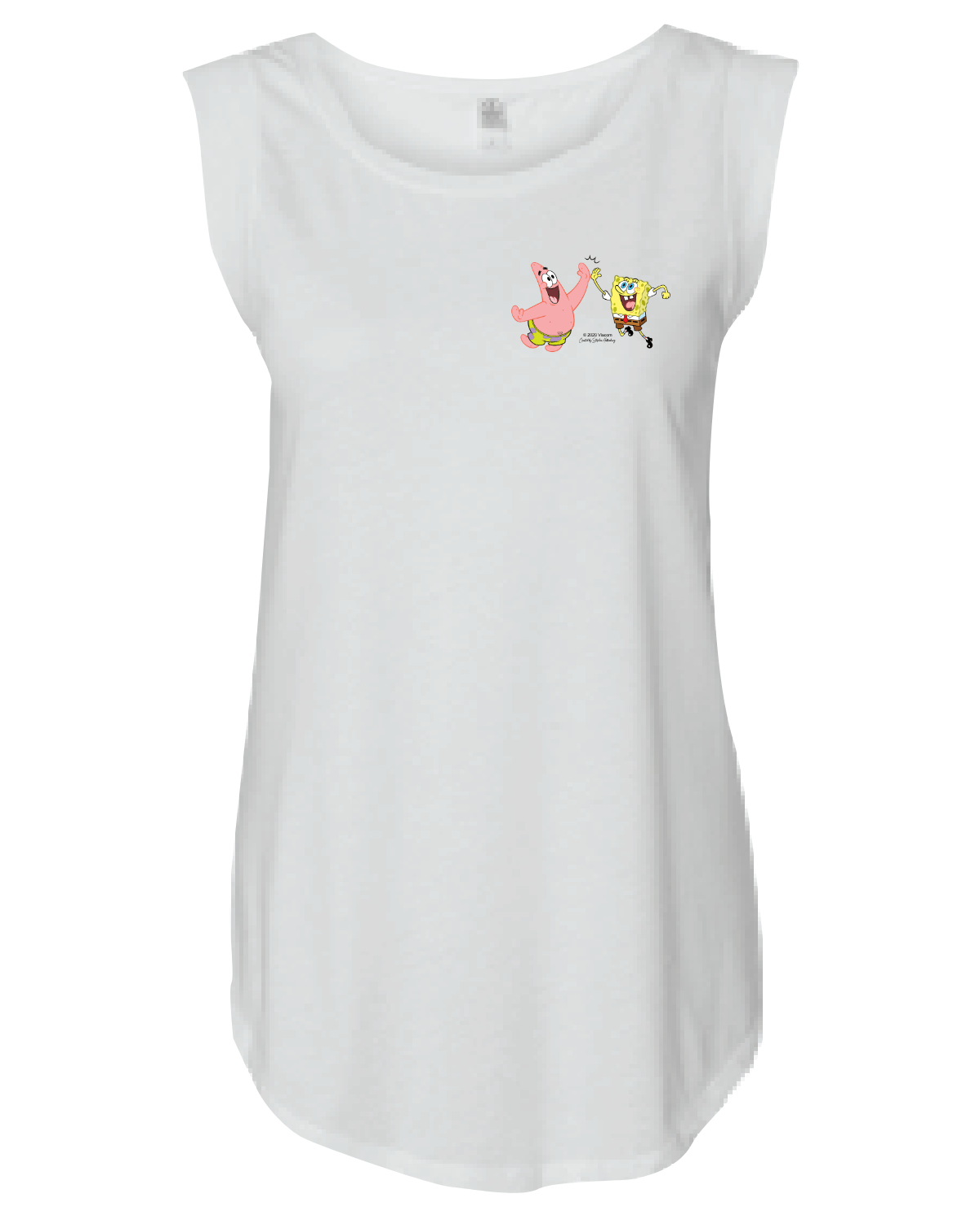 SpongeBob SquarePants Do Stuff Together Women's Jersey Cap Sleeve T - Shirt - Paramount Shop