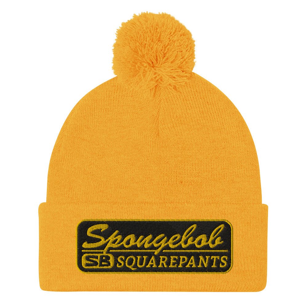 SpongeBob SquarePants Embroidered Pom - Pom Knit Cap - Paramount Shop