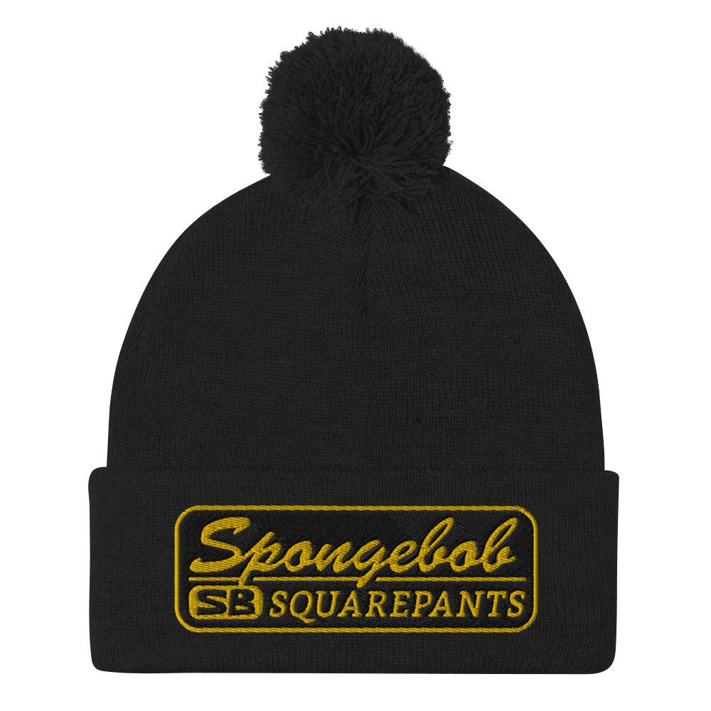 SpongeBob SquarePants Embroidered Pom - Pom Knit Cap - Paramount Shop