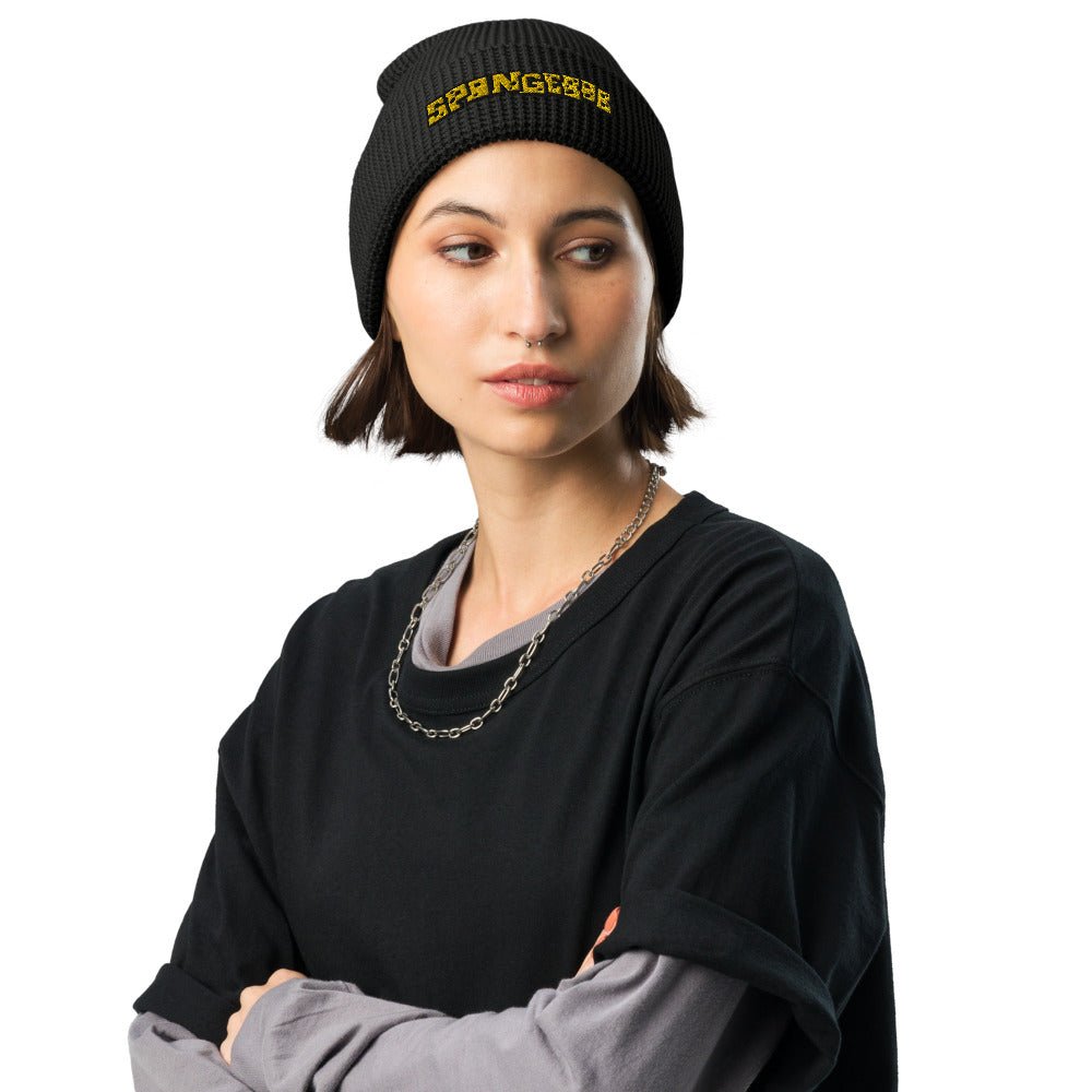 SpongeBob SquarePants Embroidered Waffle Beanie - Paramount Shop