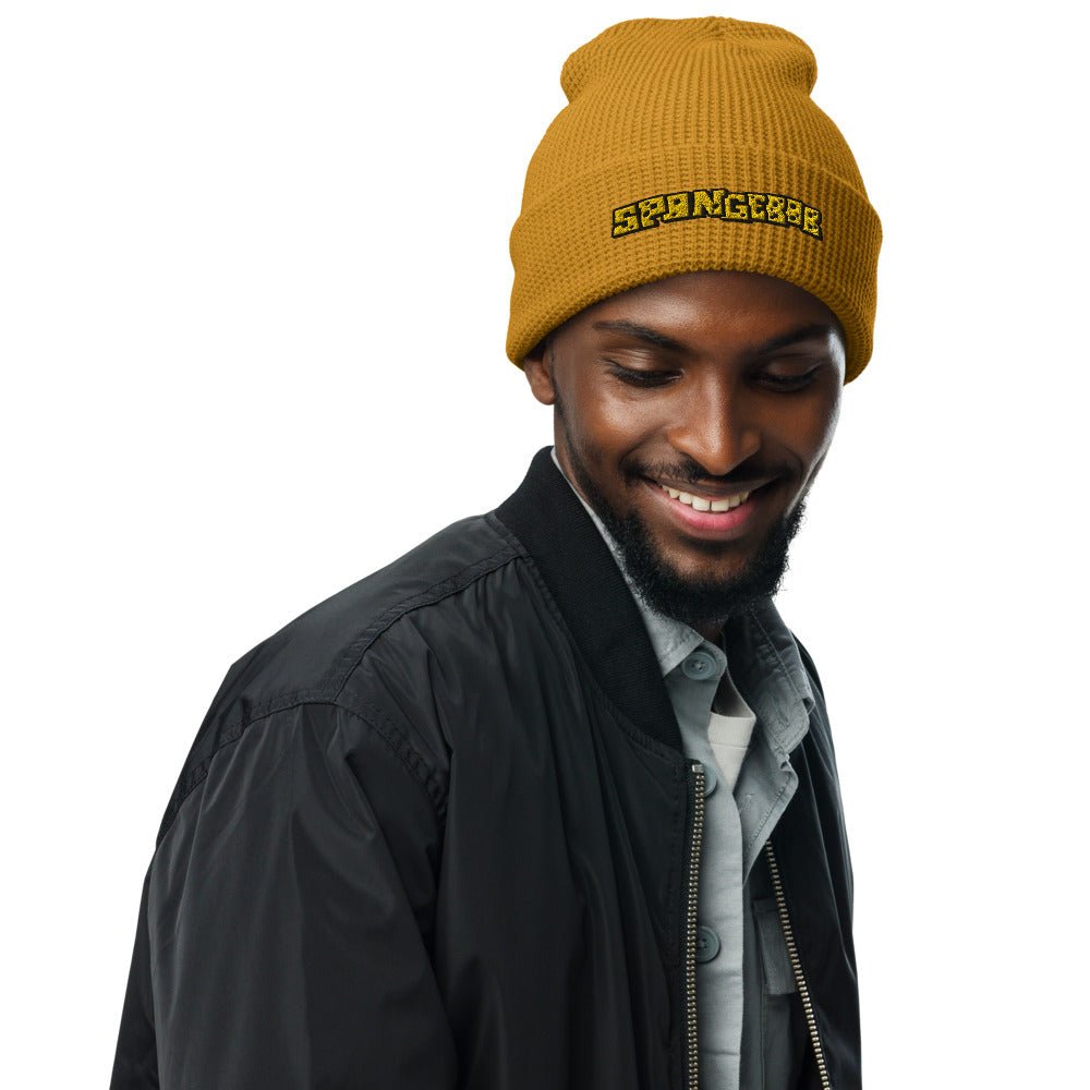 SpongeBob SquarePants Embroidered Waffle Beanie - Paramount Shop