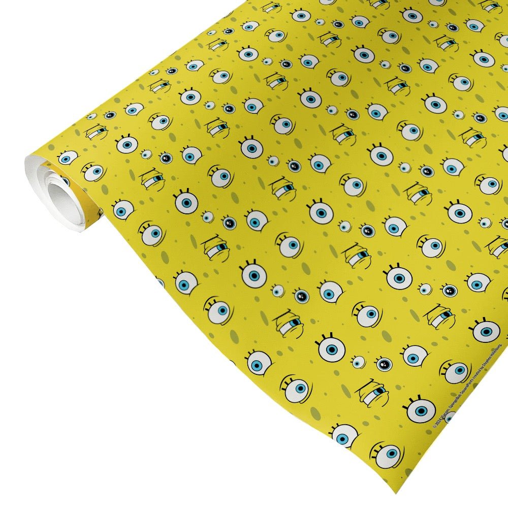 SpongeBob SquarePants Eyes Party Gift Wrap - Paramount Shop