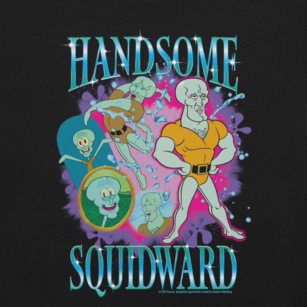 Spongebob Squarepants Handsome Squidward Heartthrob Unisex T - Shirt - Paramount Shop