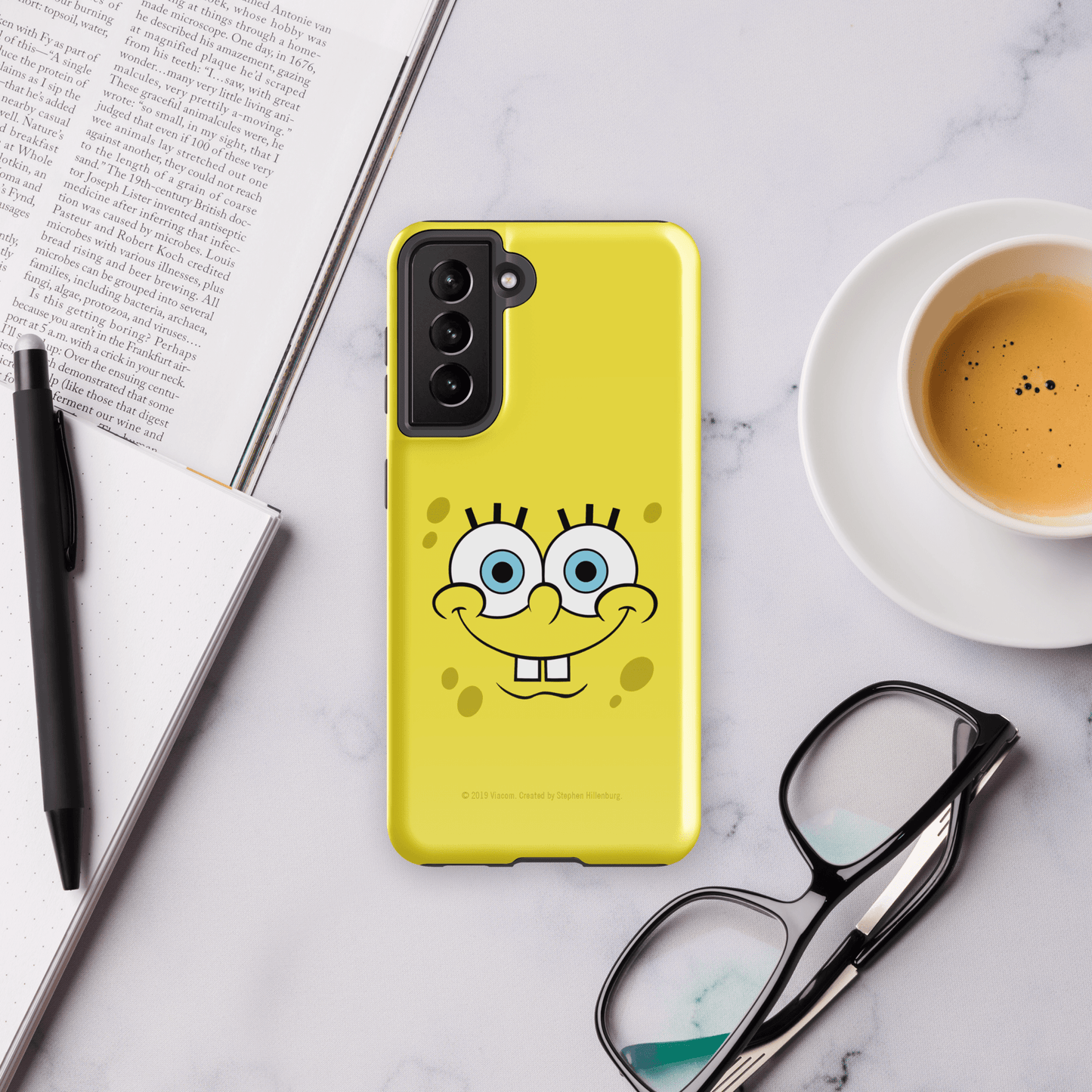SpongeBob SquarePants Happy Face Tough Phone Case - Samsung - Paramount Shop
