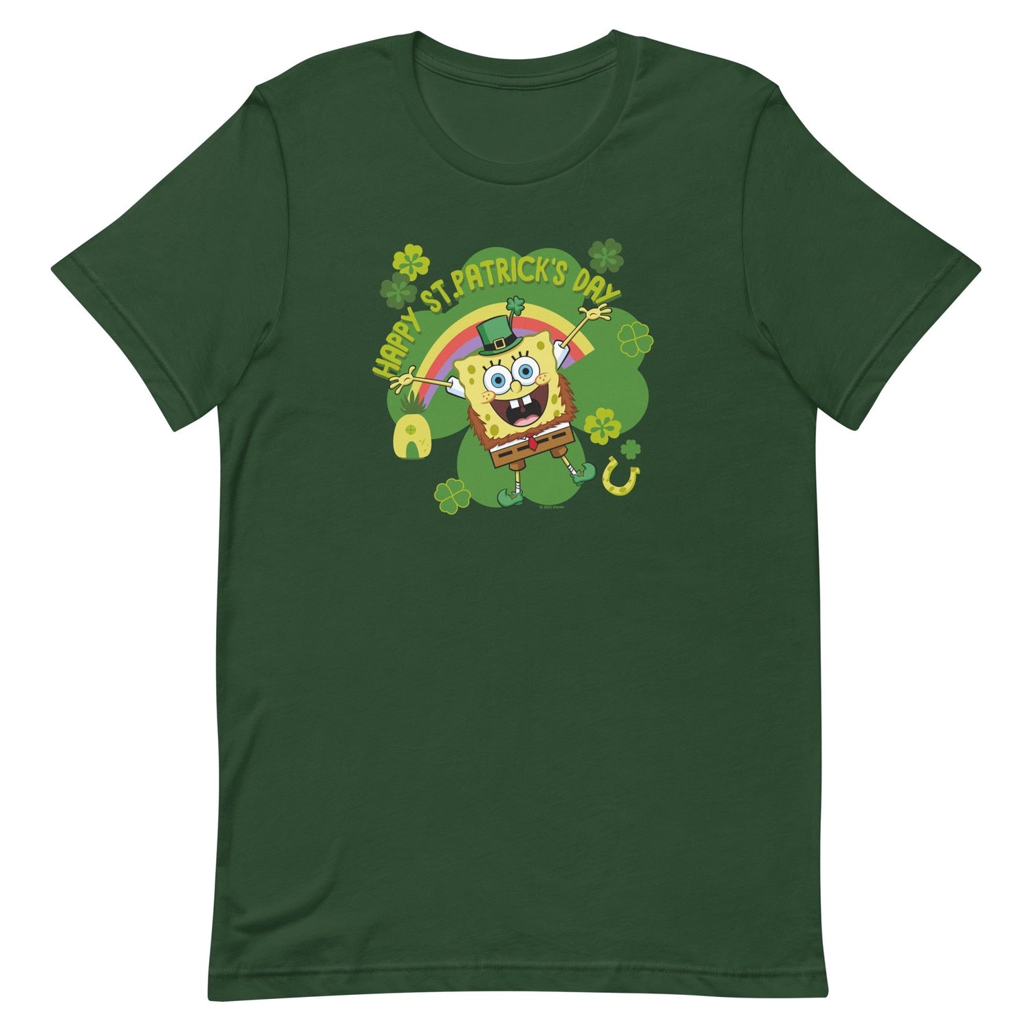 SpongeBob SquarePants Happy St. Patrick's Day Short Sleeve T - Shirt - Paramount Shop