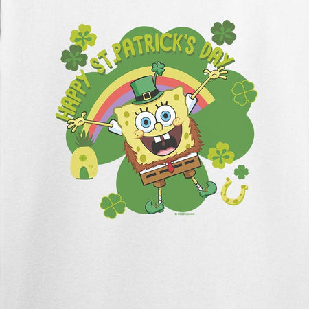 SpongeBob SquarePants Happy St. Patrick's Day Youth Short Sleeve T - Shirt - Paramount Shop