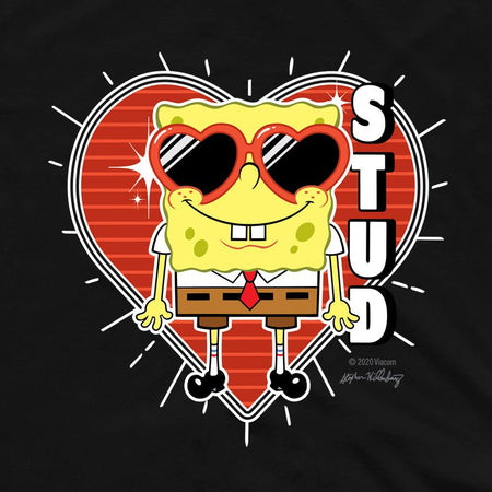 SpongeBob SquarePants Heart Sunglasses Stud Baby Bodysuit - Paramount Shop