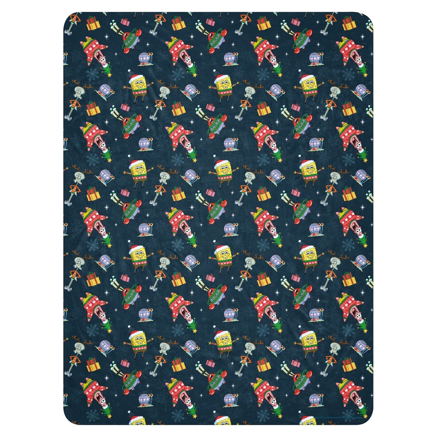 SpongeBob SquarePants Holiday Sherpa Blanket - Paramount Shop