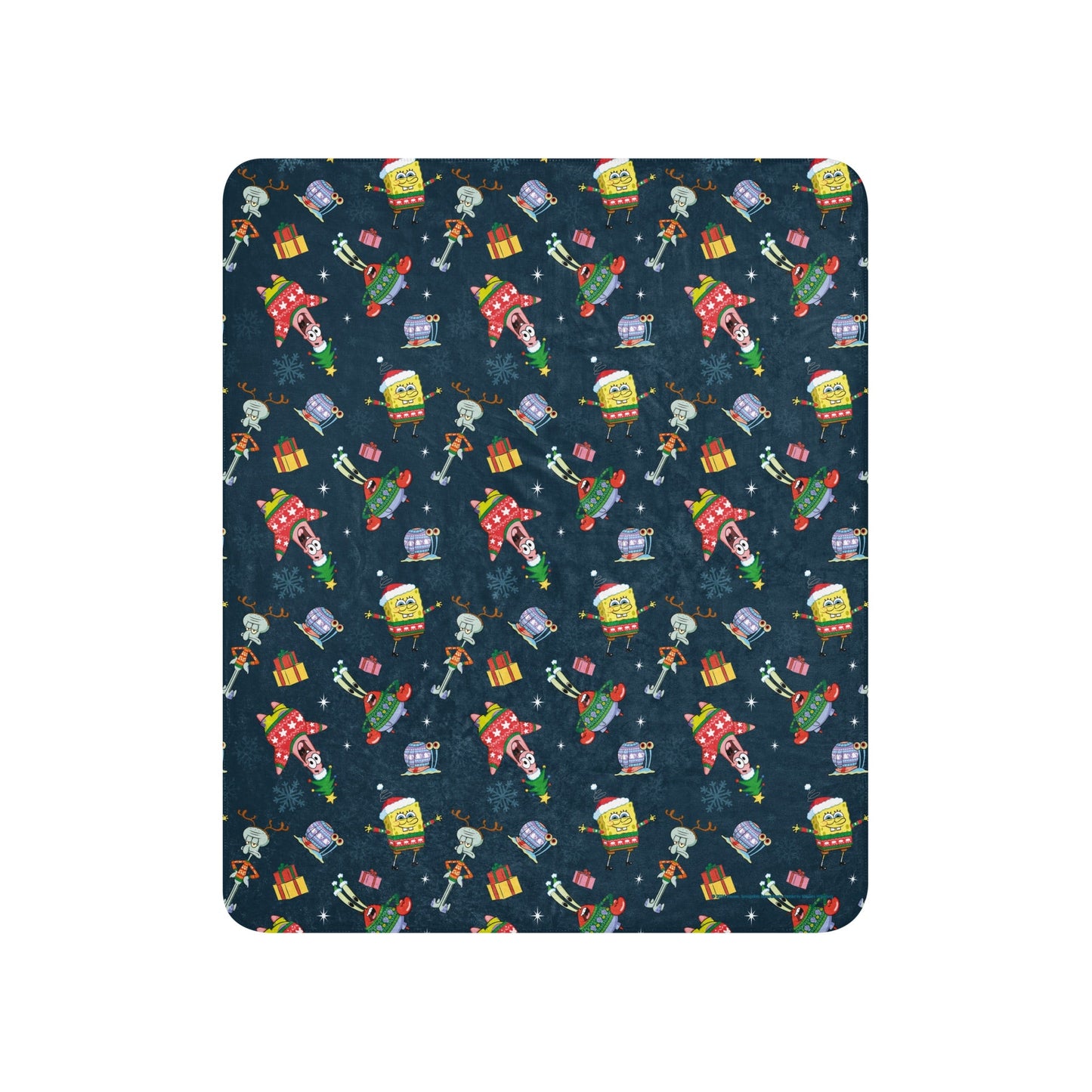 SpongeBob SquarePants Holiday Sherpa Blanket - Paramount Shop