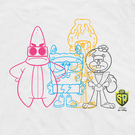 SpongeBob SquarePants IJLSA Silhouette Fleece Crewneck Sweatshirt - Paramount Shop