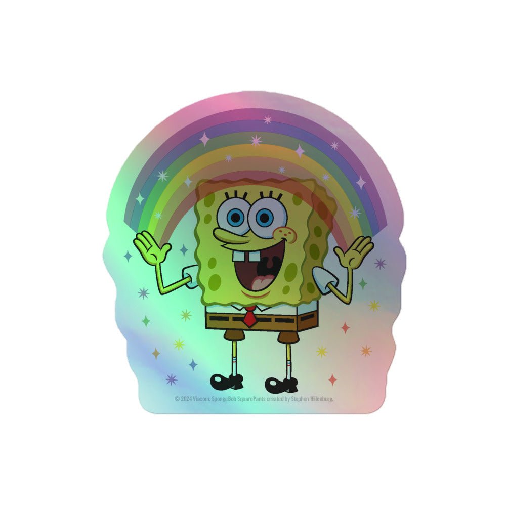 SpongeBob SquarePants Imagination Holographic Sticker - Paramount Shop