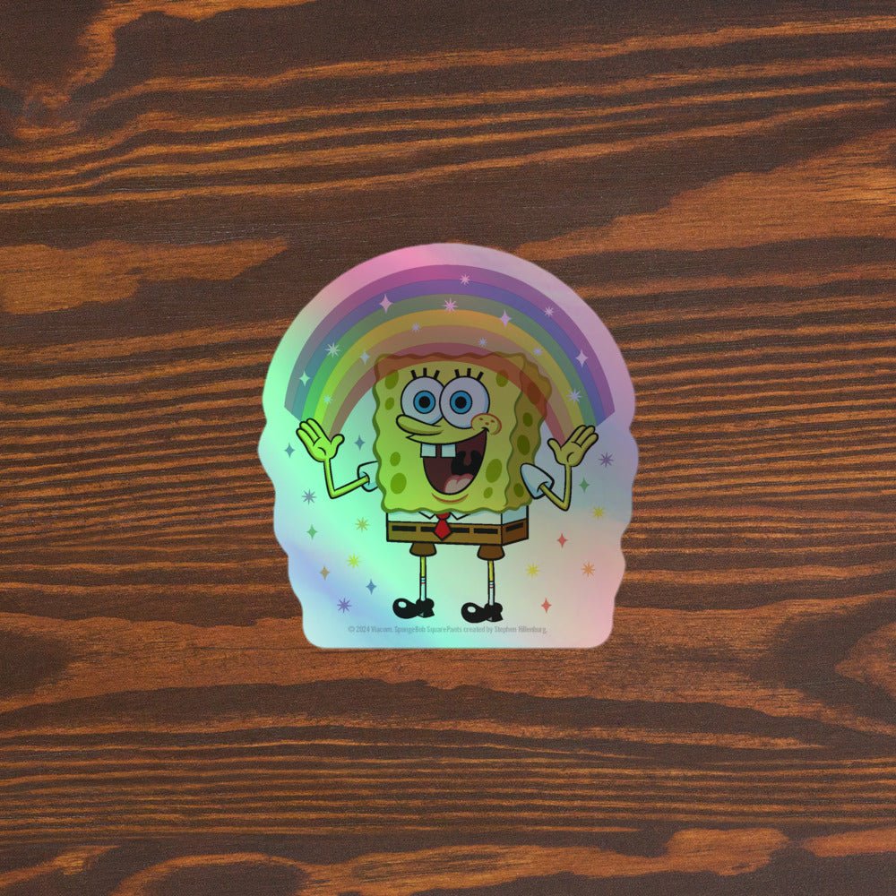 SpongeBob SquarePants Imagination Holographic Sticker - Paramount Shop