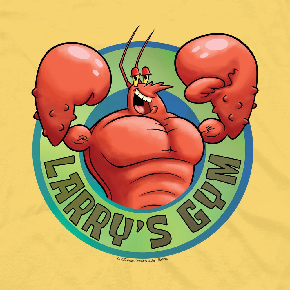 SpongeBob SquarePants Larry's Gym Adult Short Sleeve T - Shirt - Paramount Shop