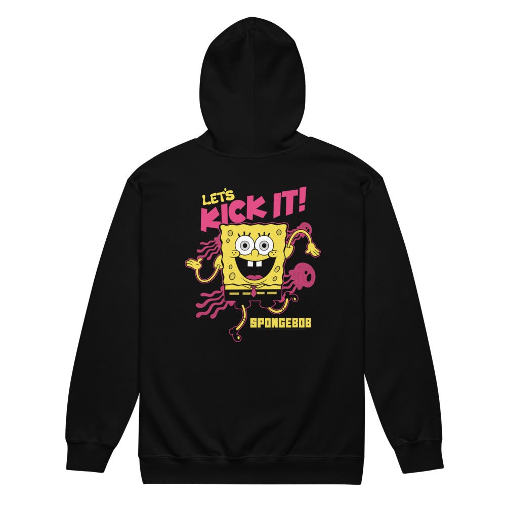 SpongeBob SquarePants Let's Kick It Zip Hoodie - Paramount Shop