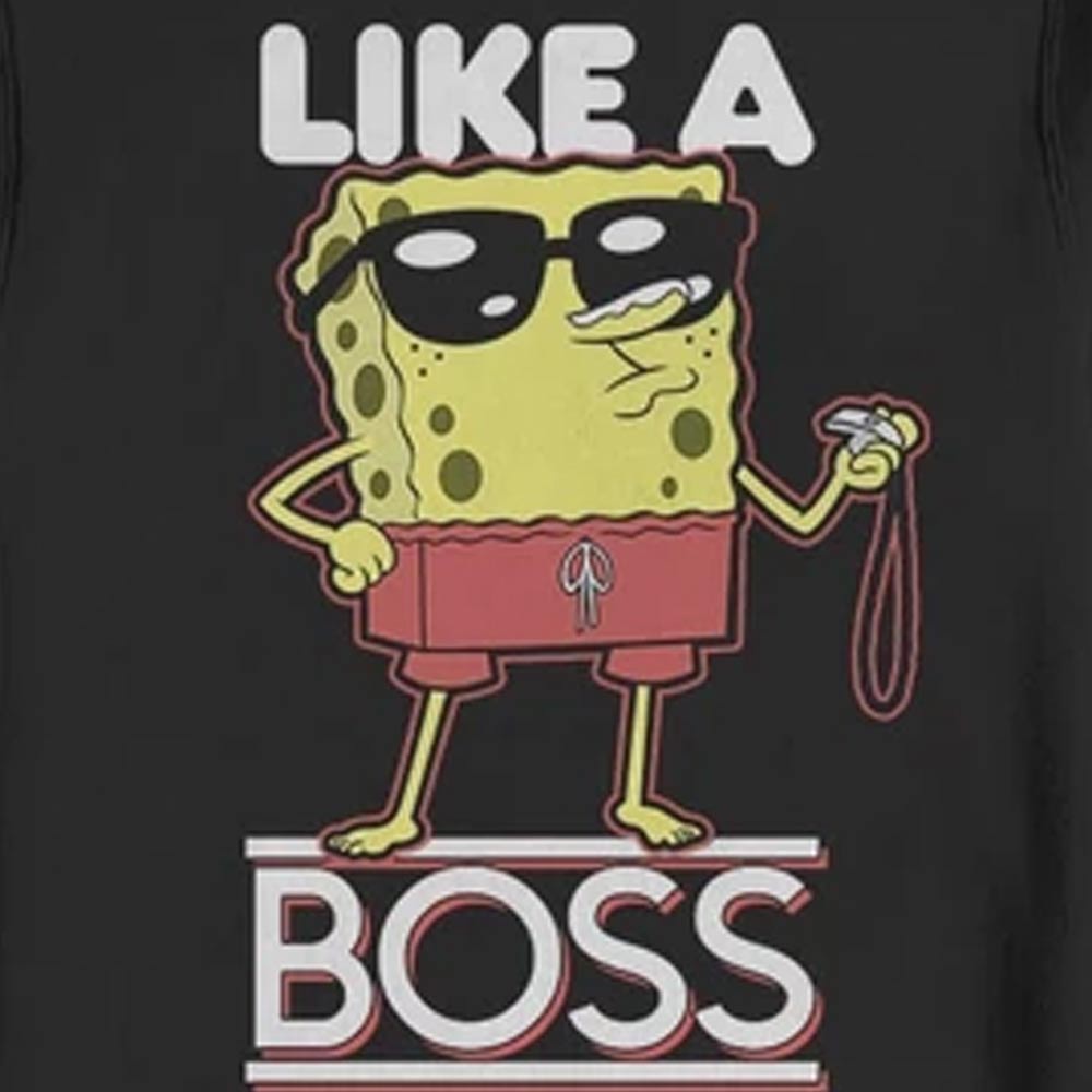 SpongeBob SquarePants Like a Boss Crew Neck Sweatshirt - Paramount Shop