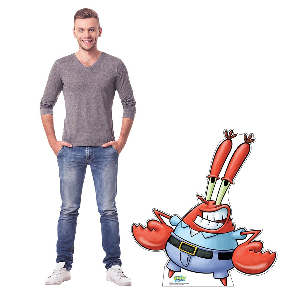 SpongeBob SquarePants Mr. Krabs Life - Size Cardboard Cutout Standee - Paramount Shop