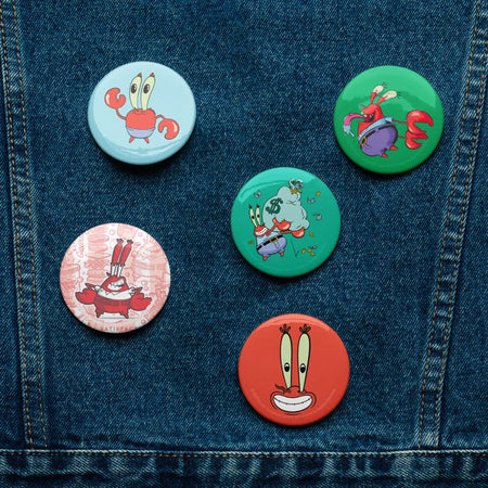 Spongebob Squarepants Mr. Krabs Pin Set - Paramount Shop