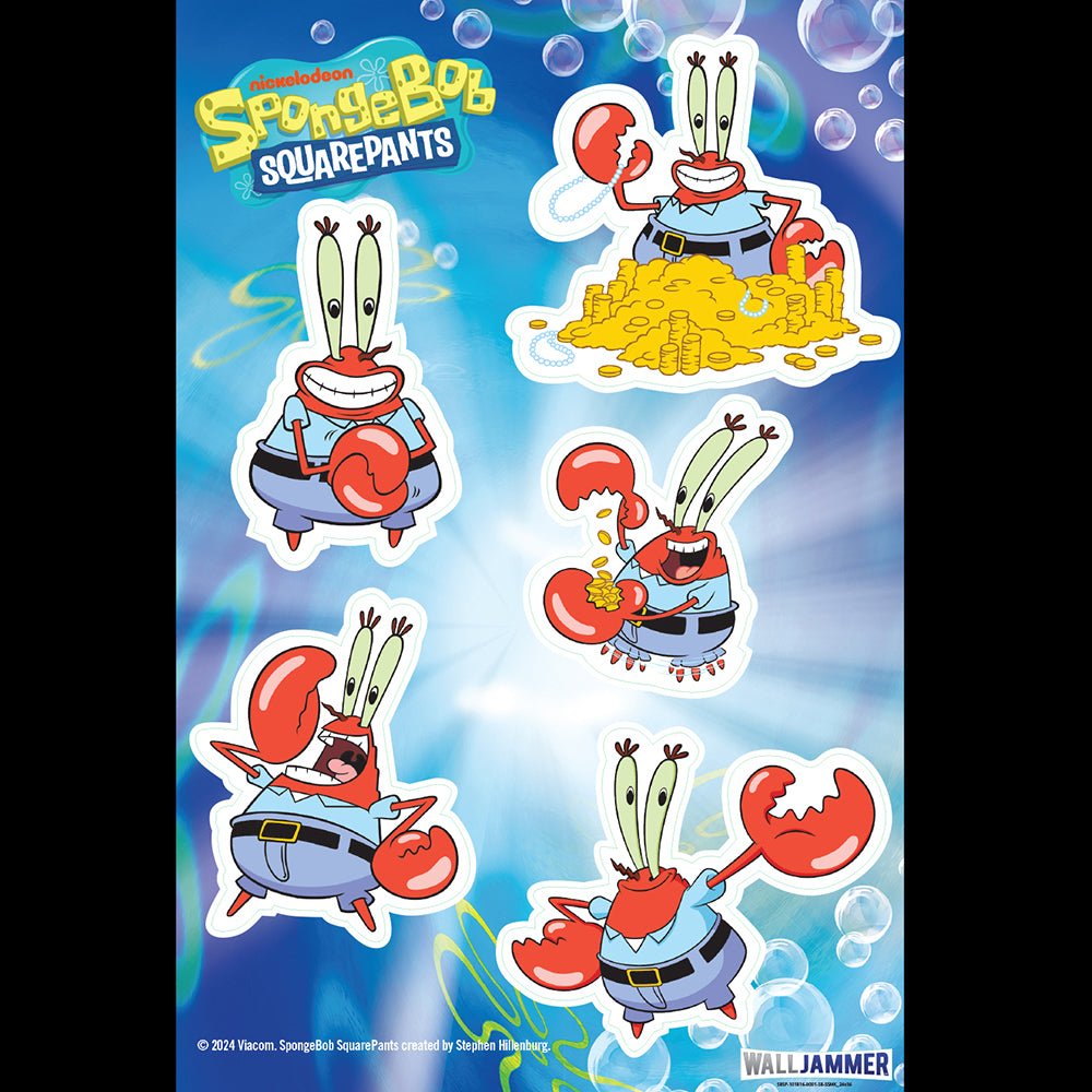 Spongebob Squarepants Mr. Krabs Wall Stickers - Paramount Shop