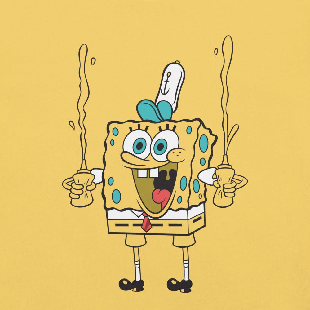 SpongeBob Squarepants Mustard Unisex T-Shirt - Paramount Shop