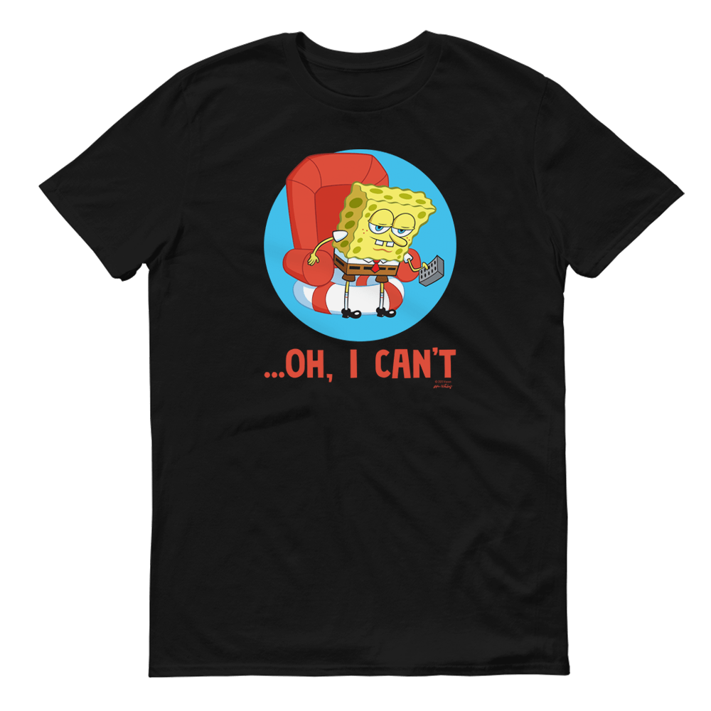 SpongeBob SquarePants Oh, I Can't Meme Adult Short Sleeve T - Shirt - Paramount Shop