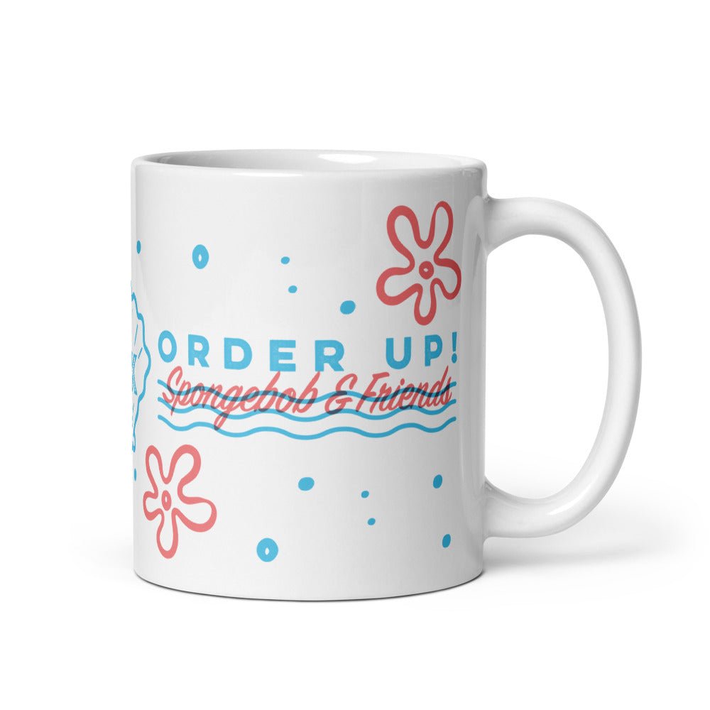 SpongeBob SquarePants Order Up White Mug - Paramount Shop