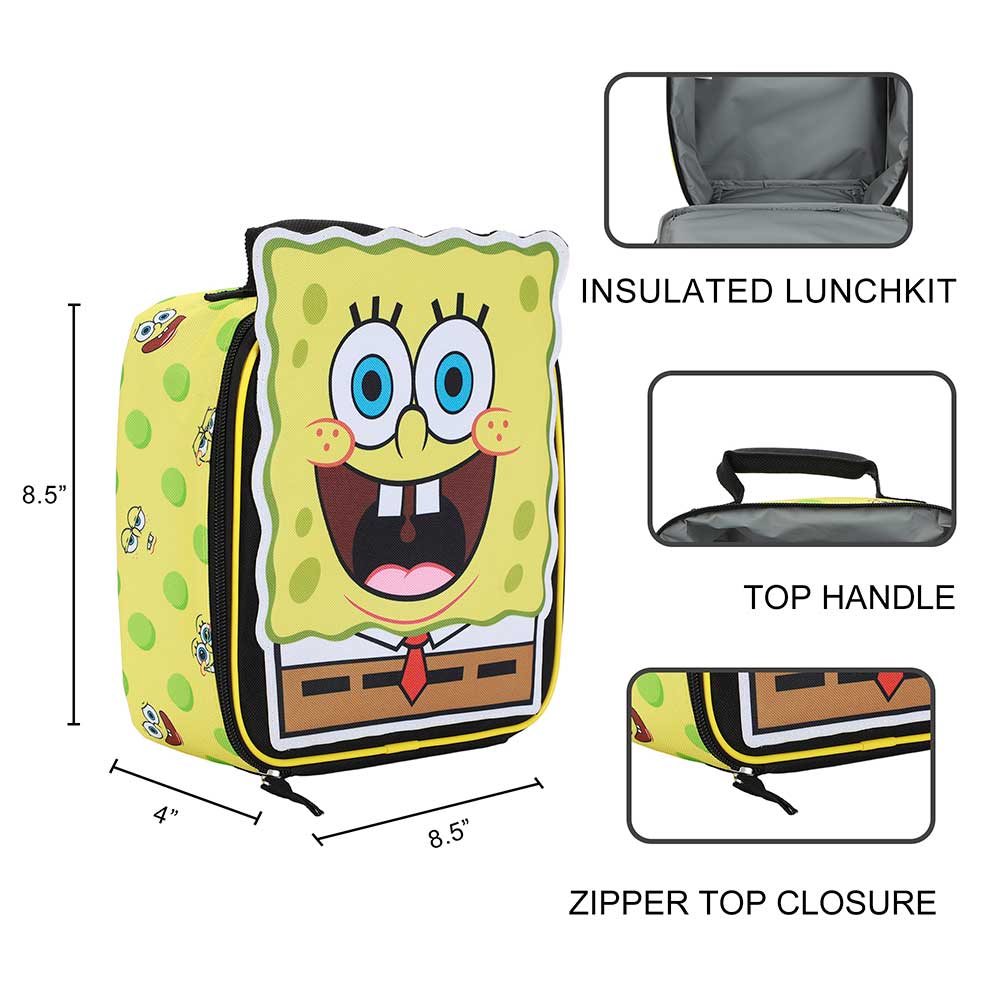 SpongeBob SquarePants Padded Insulated Lunch Tote - Paramount Shop