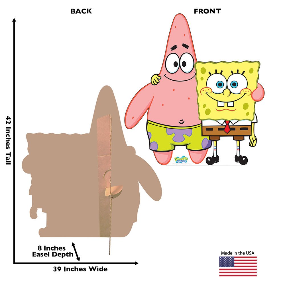 SpongeBob SquarePants Patrick and SpongeBob Life - Size Standee - Paramount Shop