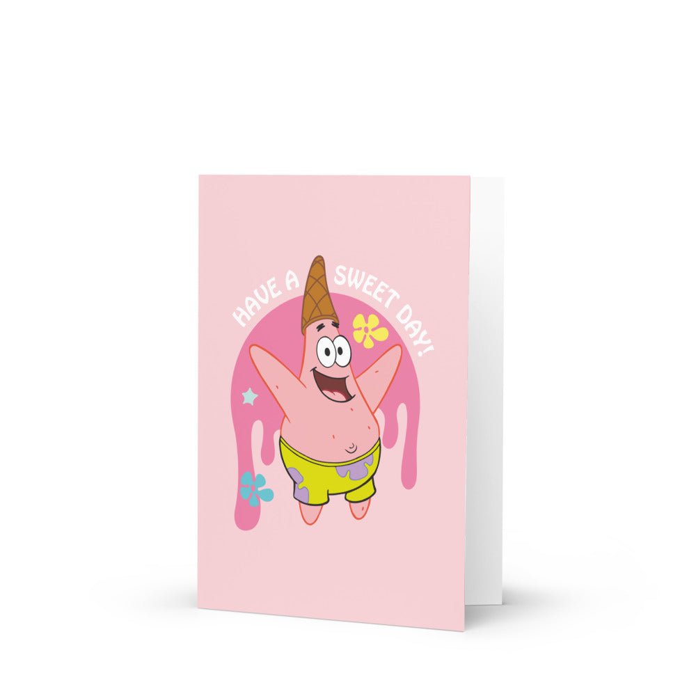 SpongeBob SquarePants Patrick, Have a Sweet Day Greeting Card - Paramount Shop