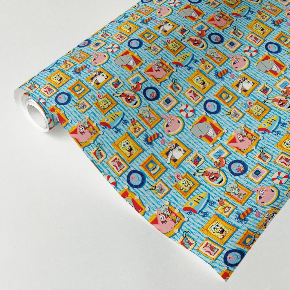 SpongeBob SquarePants Picture Party Gift Wrap - Paramount Shop