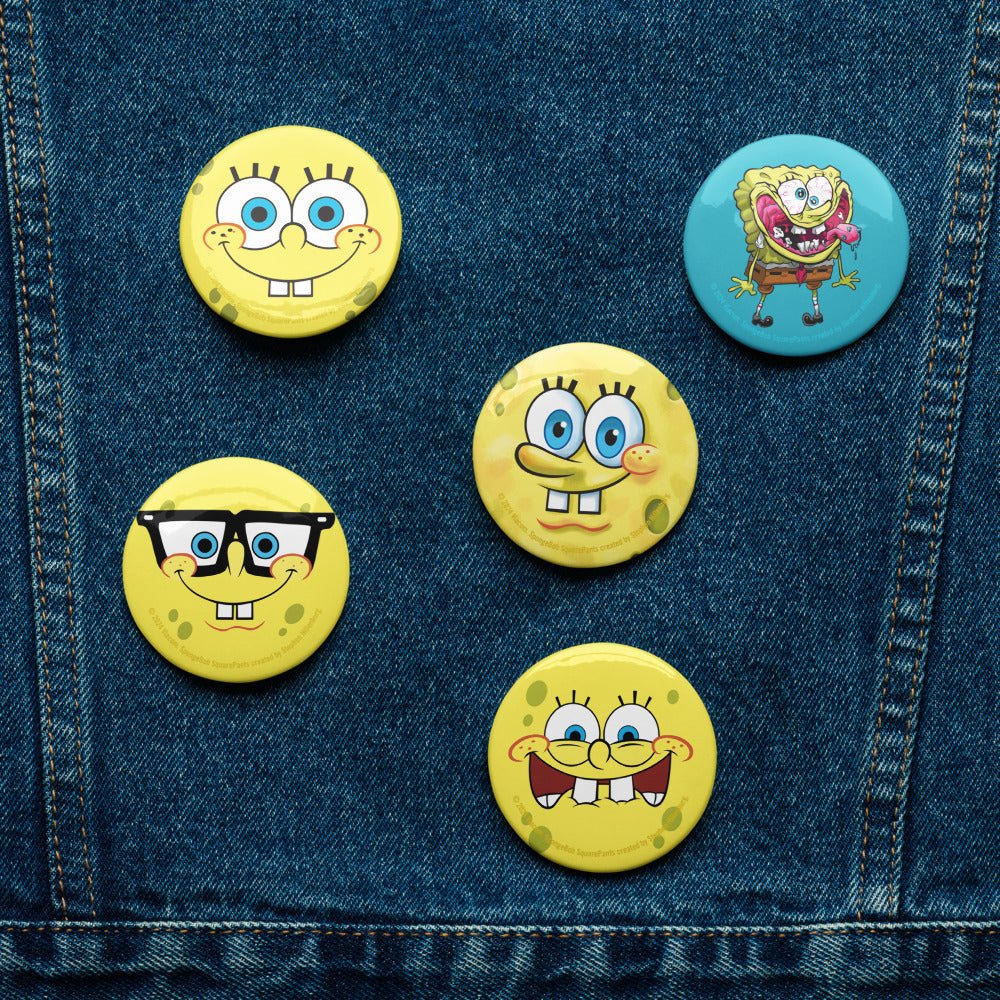 Spongebob Squarepants SpongeBob Pin Set - Paramount Shop