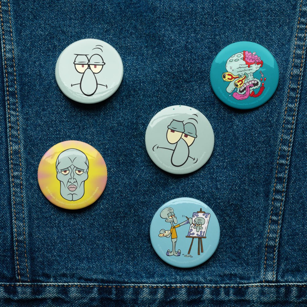 Spongebob Squarepants Squidward Pin Set – Paramount Shop