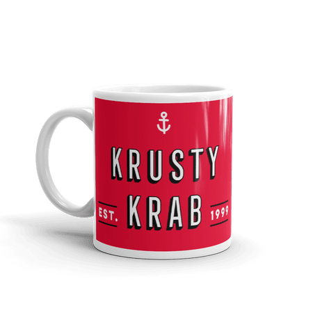 SpongeBob SquarePants The Krusty Krab Est. 1999 White Mug - Paramount Shop