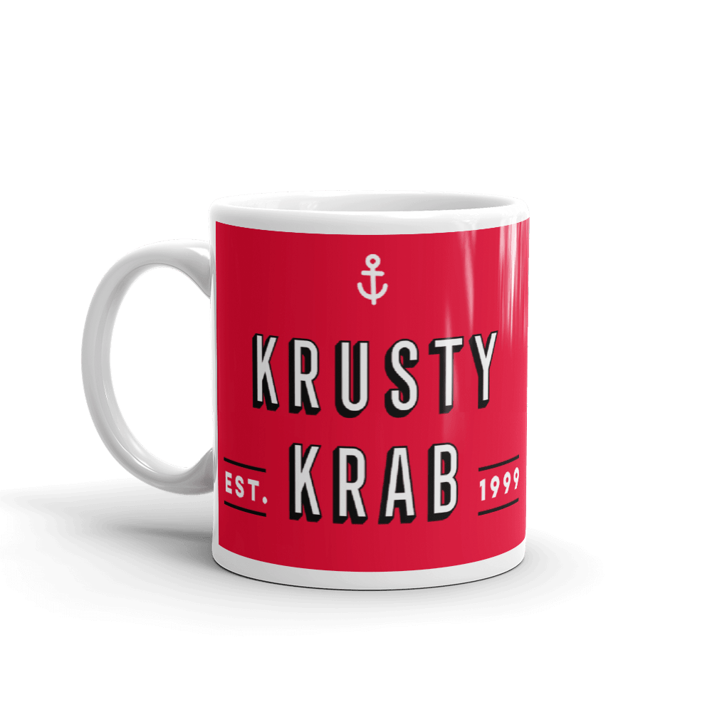 SpongeBob SquarePants The Krusty Krab Est. 1999 White Mug - Paramount Shop