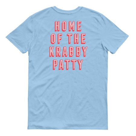 SpongeBob SquarePants The Krusty Krab Home of the Krabby Patty Adult Short Sleeve T - Shirt - Paramount Shop
