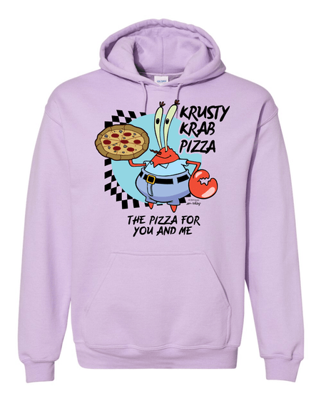 SpongeBob SquarePants The Krusty Krab Pizza Pastel Hooded Sweatshirt - Paramount Shop