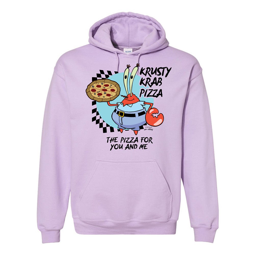 SpongeBob SquarePants The Krusty Krab Pizza Pastel Hooded Sweatshirt - Paramount Shop