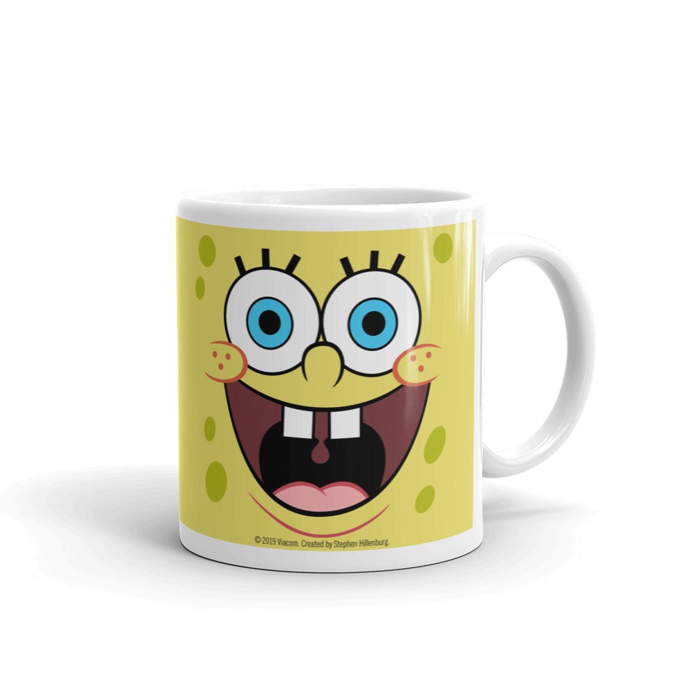 SpongeBob SquarePants Yellow Big Face 11 oz Mug - Paramount Shop