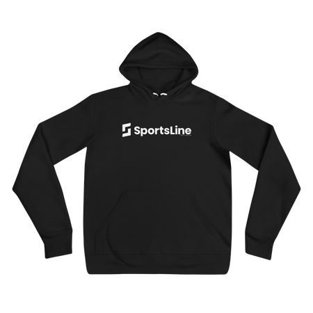 Sportsline Logo White Adult Fleece Hooded Sweatshirt - Paramount Shop